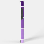 Aangepaste naam Paarse Stripe Color Palette Chip Samsung Galaxy Hoesje (Rechterkant)