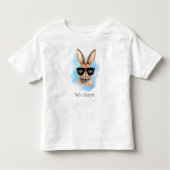 Aangepaste naam Paashaas Jongen Hip Hop Kinder Shirts (Voorkant)