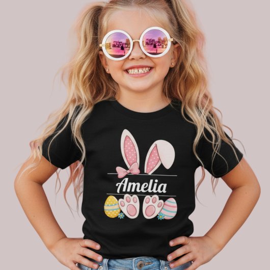 Aangepaste naam Paashaas T-shirt