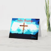 Aangepaste naam Paaszegeningen Religieuze groeten Kaart (Voorkant)