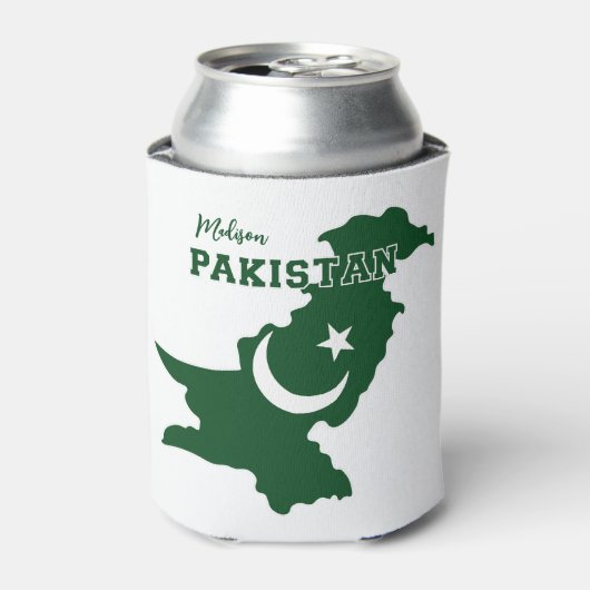 Aangepaste naam Pakistan Blikjeskoeler (Blikje Voorkant)