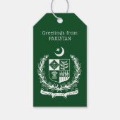 Aangepaste naam Pakistan Cadeaulabel (Voorkant)
