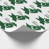 Aangepaste naam Pakistan Cadeaupapier (Hoek)