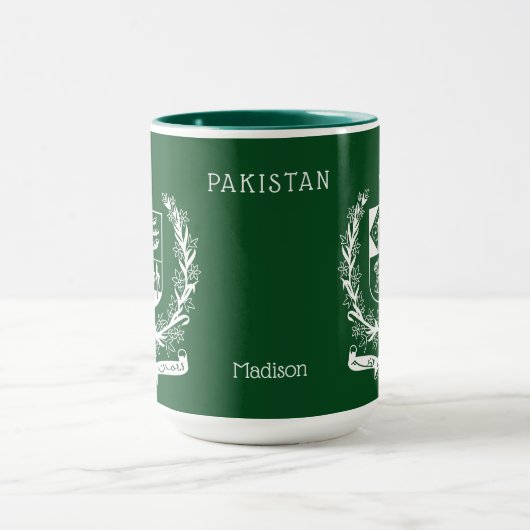 Aangepaste naam Pakistan Mok (Midden)