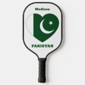 Aangepaste naam Pakistan Pickleball Paddle (Achterkant)