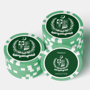 Aangepaste naam Pakistan Poker Chips