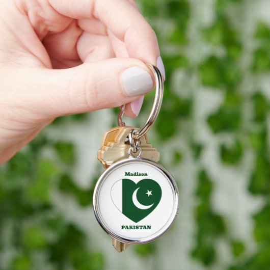Aangepaste naam Pakistan Sleutelhanger (Hand)