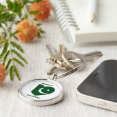 Aangepaste naam Pakistan Sleutelhanger (Zijkant)