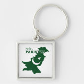 Aangepaste naam Pakistan Sleutelhanger (Voorkant)