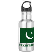 Aangepaste naam Pakistan Waterfles (Voorkant)