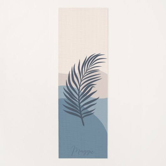 Aangepaste naam Palm Leaves Yogamat (Voorkant)