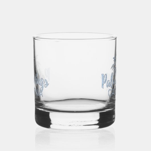 Aangepaste naam Palm Springs California Whisky Glas (Links)