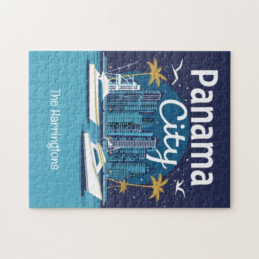 Aangepaste naam Panama City Legpuzzel (Horizontaal)