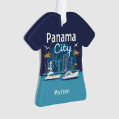 Aangepaste naam Panama City Ornament (voorkant)