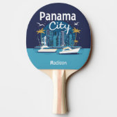 Aangepaste naam Panama City Tafeltennisbatje (Achterkant)