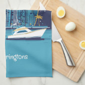 Aangepaste naam Panama City Theedoek (Quarter Fold)