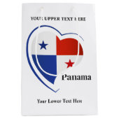 Aangepaste naam Panama Love Medium Cadeauzakje (Voorkant)