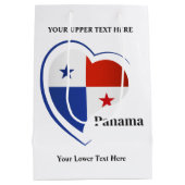 Aangepaste naam Panama Love Medium Cadeauzakje (Achterkant)