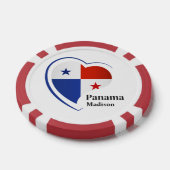 Aangepaste naam Panama Love Poker Chips (Enkel)