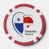 Aangepaste naam Panama Love Poker Chips (Achterkant)