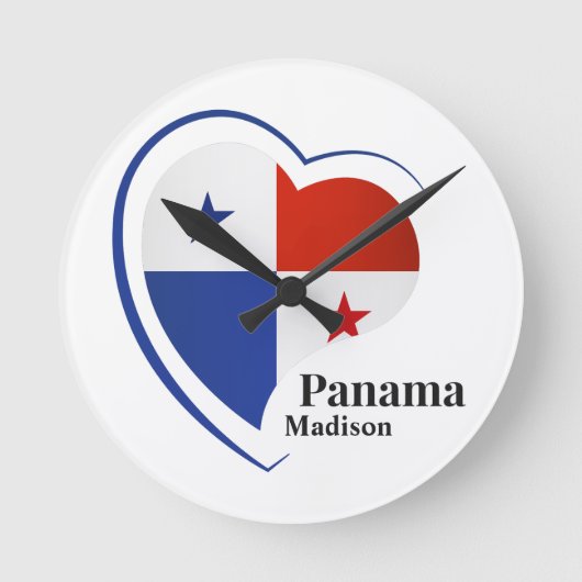 Aangepaste naam Panama Love Ronde Klok (Voorkant)