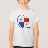Aangepaste naam Panama Love Tri-Blend Shirt (Voorkant)