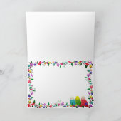 Aangepaste Naam PASEN Groeten Schattigee Honden Ae Kaart (Binnen)