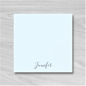 Aangepaste naam Pastel Blue gepersonaliseerde noti Post-it® Notes
