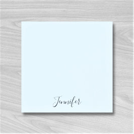 Aangepaste naam Pastel Blue gepersonaliseerde noti Post-it® Notes