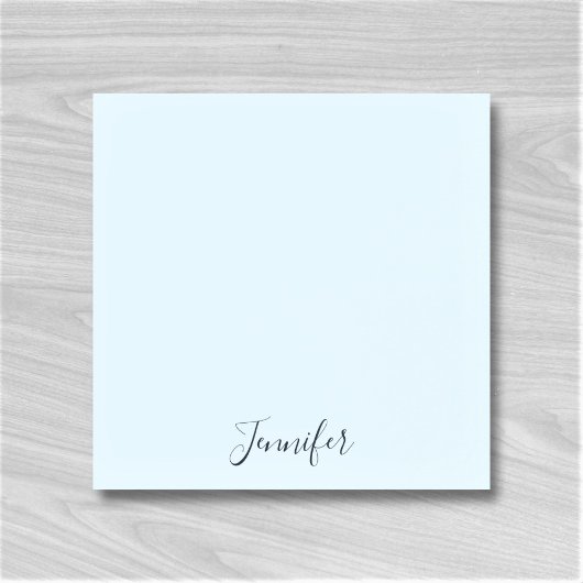 Aangepaste naam Pastel Blue gepersonaliseerde noti Post-it® Notes