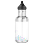 Aangepaste naam Pastel Rainbow Floral Sundae Manda Waterfles (Rechts)