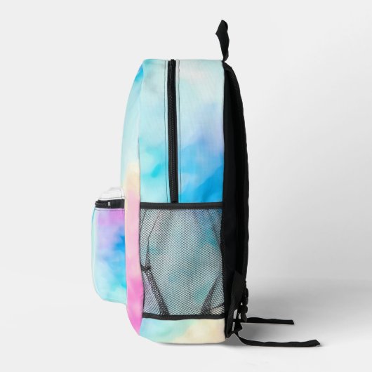  aangepaste naam Pastel Tie Dye Rugzak (Rechts)