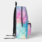aangepaste naam Pastel Tie Dye Rugzak (Links)
