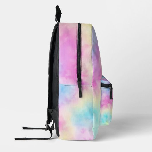  aangepaste naam pastel Tie dye rugzak (Links)