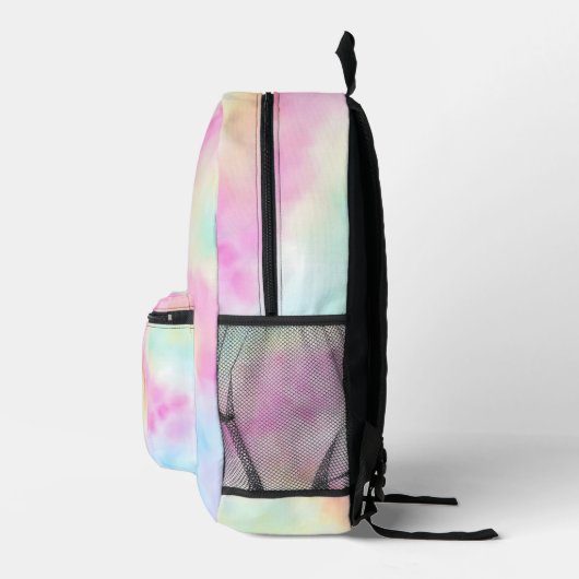  aangepaste naam pastel Tie dye rugzak (Rechts)