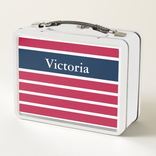 Aangepaste naam Patriotic Red White en Blue (Achterkant)