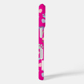 Aangepaste naam Paw Print & Hearts Telefoonhoesje Case-Mate iPhone Case (Achterkant / Rechts)