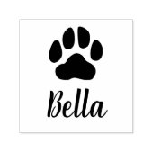 Aangepaste naam Paw Print Zelf Inkt Stempel (Design)