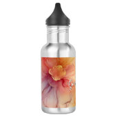 Aangepaste Naam Peach Raspberry Bloemen Alcohol In Waterfles (Links)