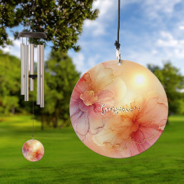 Aangepaste Naam Peach Raspberry Bloemen Alcohol In Windgong