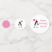 Aangepaste naam Penguin-tabel Confetti (Voorkanten)