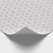 Aangepaste naam Personaliseert cadeau Cadeaupapier (Hoek)