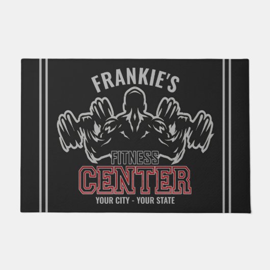Aangepaste naam Persoonlijke trainer Fitness Cente Deurmat (Voorkant)