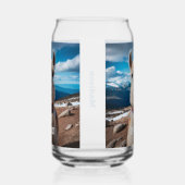 Aangepaste naam Peru Llama Blikvorm Glas (Rechts)