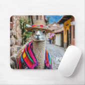 Aangepaste naam Peru Llama Muismat (Met muis)