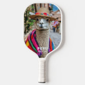 Aangepaste naam Peru Llama Pickleball Paddle (Achterkant)