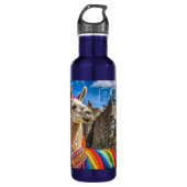 Aangepaste naam Peru Llama Waterfles (Voorkant)