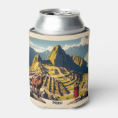 Aangepaste naam Peru Machu Picchu Blikjeskoeler (Blikje Voorkant)
