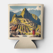 Aangepaste naam Peru Machu Picchu Blikjeskoeler (Voorkant)
