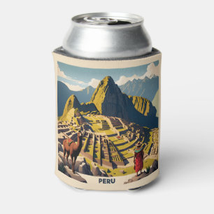 Aangepaste naam Peru Machu Picchu Blikjeskoeler